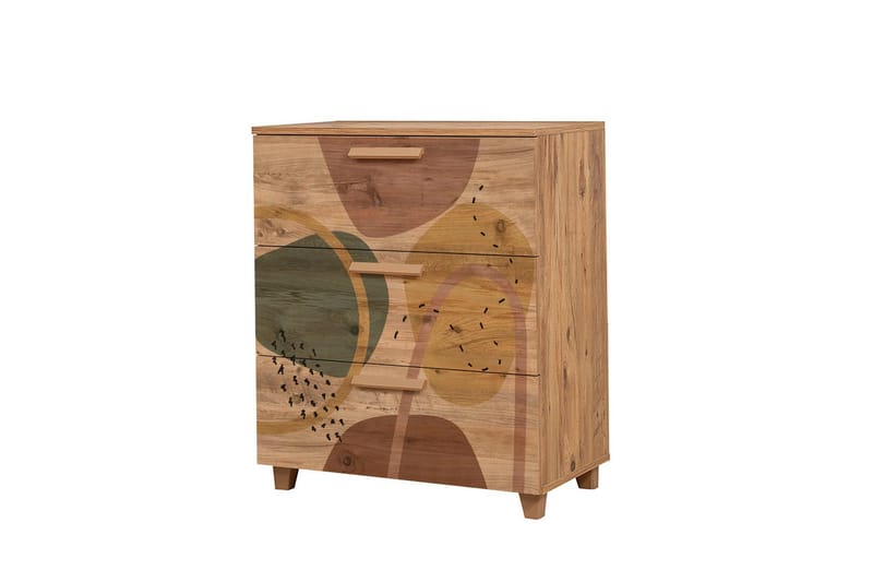 Leva Byrå 80x95 cm Brun, Hanah Home