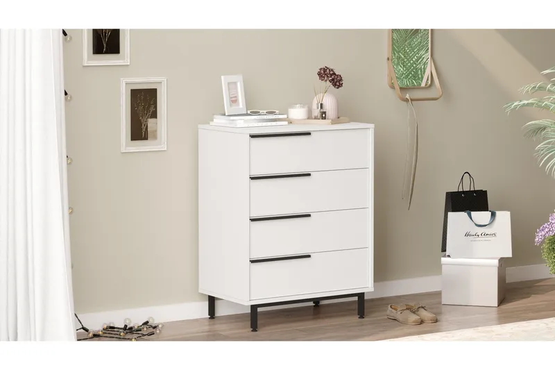 Liyakat Byrå - Vit - Förvaring - Förvaringsmöbler - Byrå