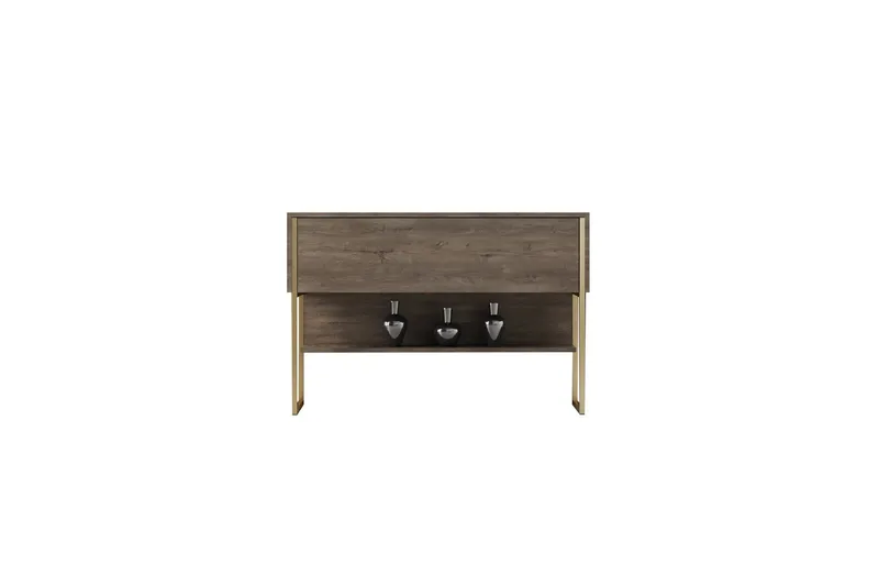 Luxe Byrå 120 cm - Guld/Valnöt - Förvaring - Förvaringsmöbler - Byrå