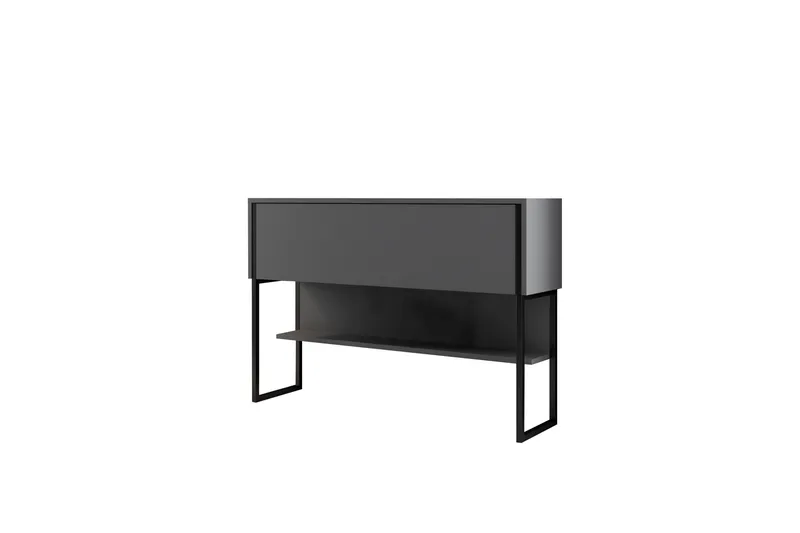 Luxe Byrå 120 cm, Svart/Antracit