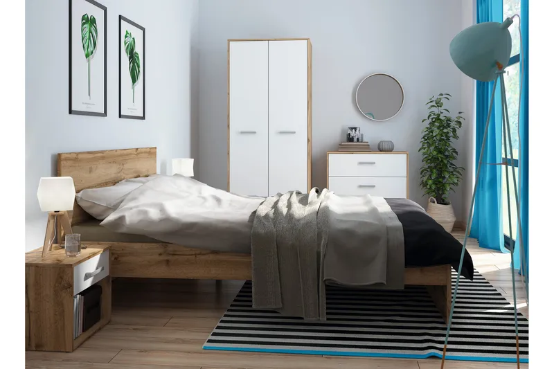 Matos Byrå - Trä/Natur/Vit - Förvaring - Förvaringsmöbler - Byrå - Hallbyrå