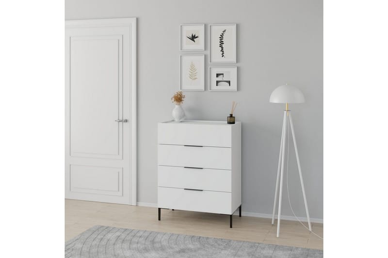 Matul Byrå 80 cm - Vit - Förvaring - Förvaringsmöbler - Byrå - Hallbyrå