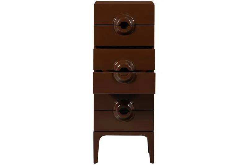 Byrå Merge - Brun/Röd - Förvaring - Förvaringsmöbler - Byrå - Hallbyrå