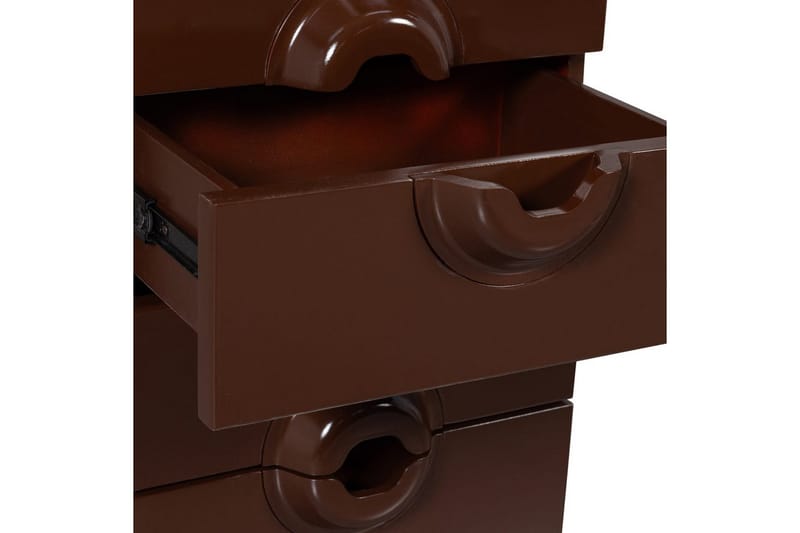 Byrå Merge - Brun/Röd - Förvaring - Förvaringsmöbler - Byrå - Hallbyrå