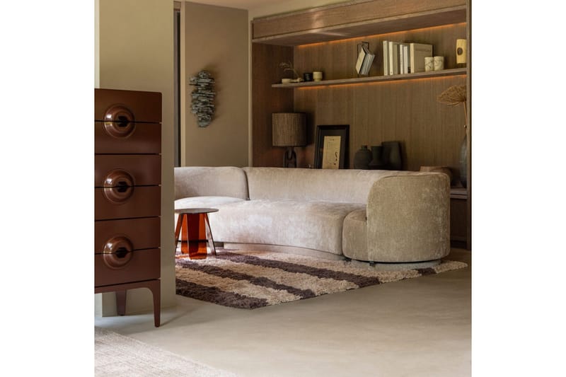 Byrå Merge - Brun/Röd - Förvaring - Förvaringsmöbler - Byrå - Hallbyrå