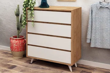 Mod Design Byrå - Trä/Vit - Förvaring - Förvaringsmöbler - Byrå - Hallbyrå