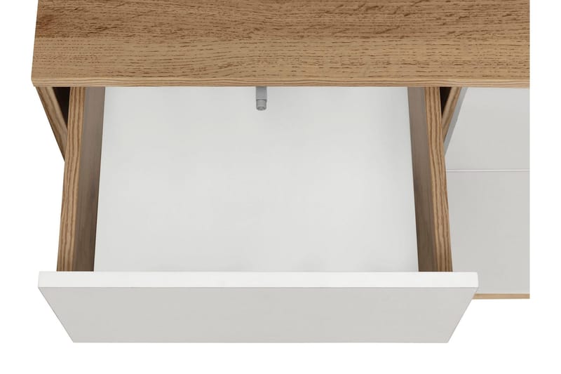 Mohak Byrå m. Överskåp - Vit/Brun - Förvaring - Förvaringsmöbler - Byrå