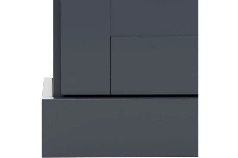 Byrå Motala 75x35x80 cm, Antracit/Ek - 75x35x80 cm, Antracit/Ek - Förvaring - Förvaringsmöbler - Byrå - Hallbyrå