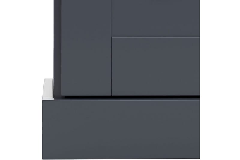 Byrå Motala 75x35x80 cm, Antracit/Ek - 75x35x80 cm, Antracit/Ek - Förvaring - Förvaringsmöbler - Byrå - Hallbyrå