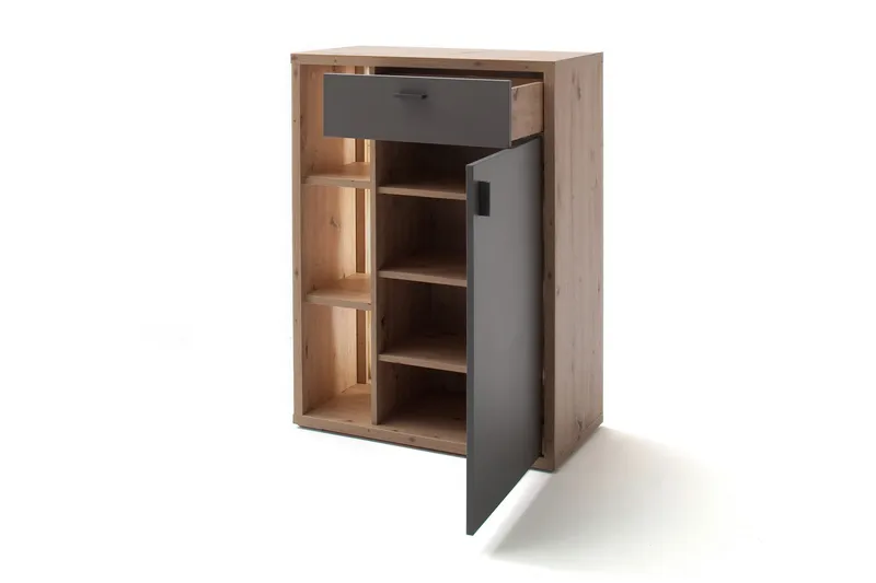 Nacimento Byrå 37x76 cm - Grå/Natur - Förvaring - Förvaringsmöbler - Byrå - Hallbyrå