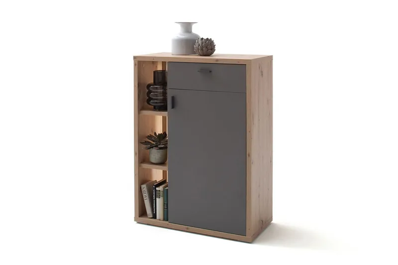 Nacimento Byrå 37x76 cm - Grå/Natur - Förvaring - Förvaringsmöbler - Byrå - Hallbyrå