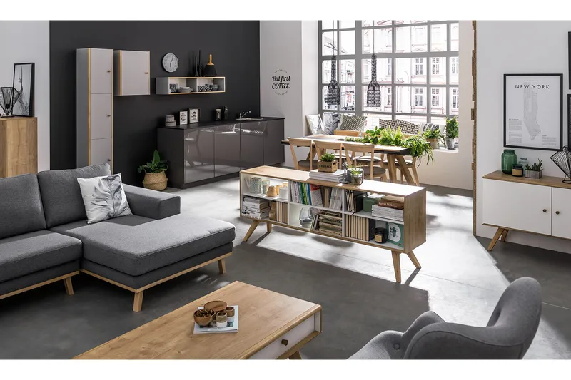 Nature Byrå Vit/Natur - VOX - Förvaring - Förvaringsmöbler - Byrå