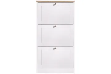 Naveen Skolåda 70x130 cm - Vit/Brun - Förvaring - Skoförvaring - Skolåda