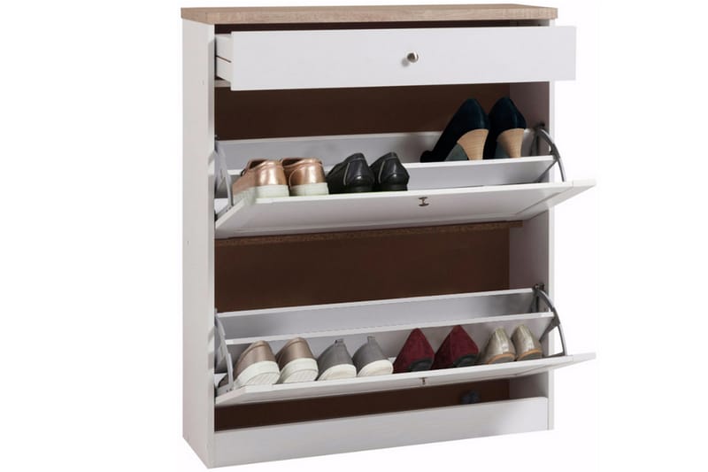 Naveen Skolåda 90 cm - Vit/Brun - Förvaring - Förvaringsmöbler - Byrå