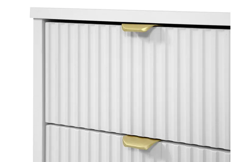 Novaj Hög byrå 80x40x75 cm i Trä med Förvaringslådor - Beige - Förvaring - Skåp - Förvaringsskåp