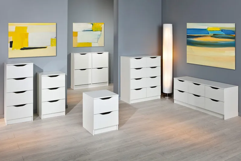 Novalis Byrå - Vit - Förvaring - Förvaringsmöbler - Byrå