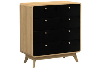 Olivet Byrå 80x39 cm - Natur/Svart - Förvaring - Förvaringsmöbler - Byrå - Hallbyrå