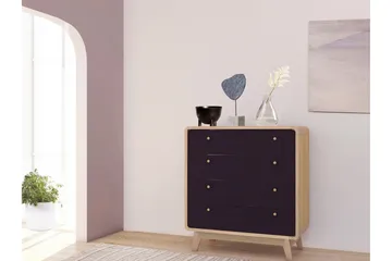 Olivet Byrå 80x39 cm - Natur/Svart - Förvaring - Förvaringsmöbler - Byrå - Hallbyrå