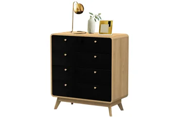 Olivet Byrå 80x39 cm - Natur/Svart - Förvaring - Förvaringsmöbler - Byrå - Hallbyrå
