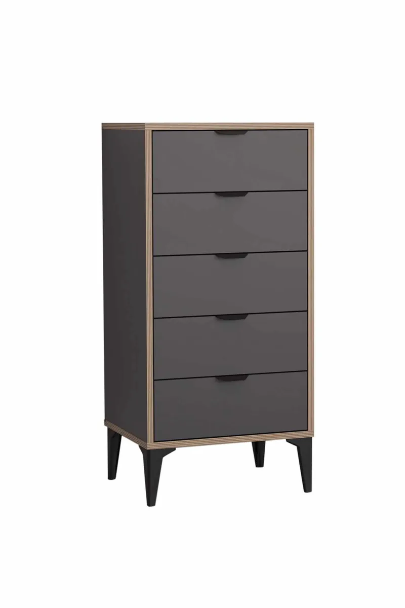 Olyros Byrå 105 cm - Antracit - Förvaring - Förvaringsmöbler - Byrå - Hallbyrå