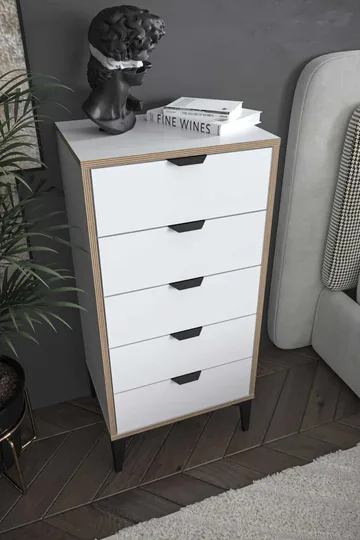 Olyros Byrå 105 cm - Vit - Förvaring - Förvaringsmöbler - Byrå - Hallbyrå