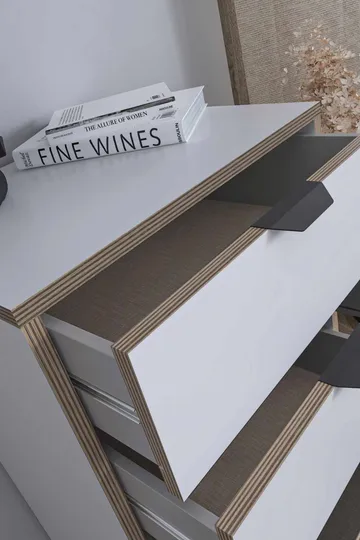 Olyros Byrå 105 cm - Vit - Förvaring - Förvaringsmöbler - Byrå - Hallbyrå