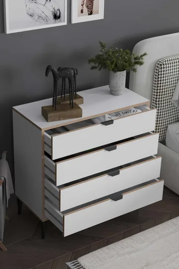 Olyros Byrå 90 cm - Vit - Förvaring - Förvaringsmöbler - Byrå - Hallbyrå