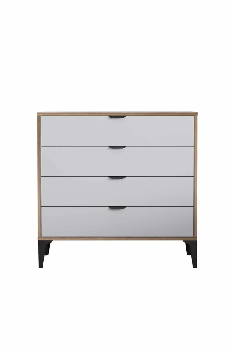 Olyros Byrå 90 cm, Vit