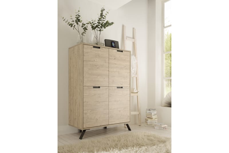 Palma Byrå 106 cm 4 Dörrar - Sherwoodek - Förvaring - Hallförvaring