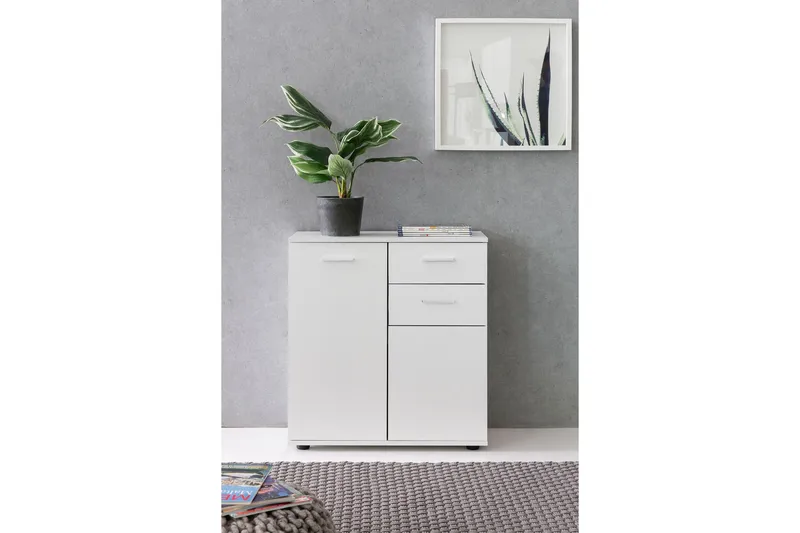 Pinuelas Byrå 71x36 cm - Vit - Förvaring - Förvaringsmöbler - Byrå - Hallbyrå