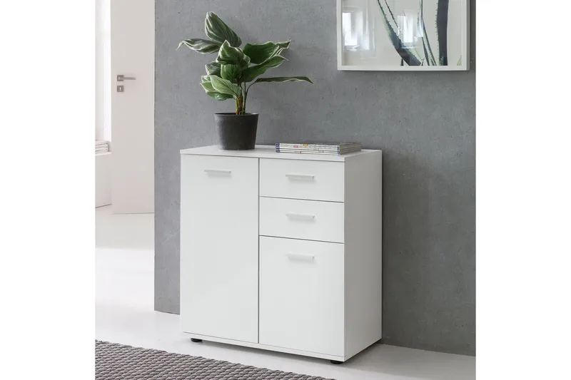 Pinuelas Byrå 71x36 cm, Vit