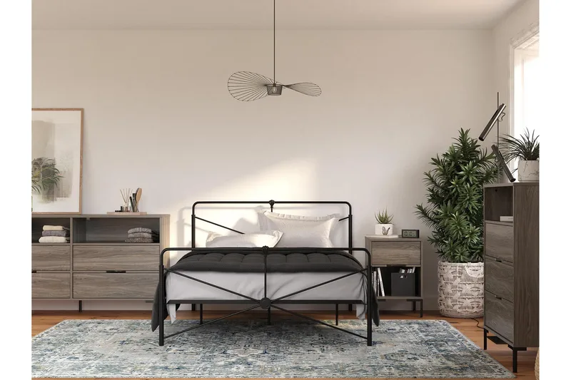 Rayburn Byrå Grå - Dorel Home - Förvaring - Förvaringsmöbler - Byrå - Hallbyrå