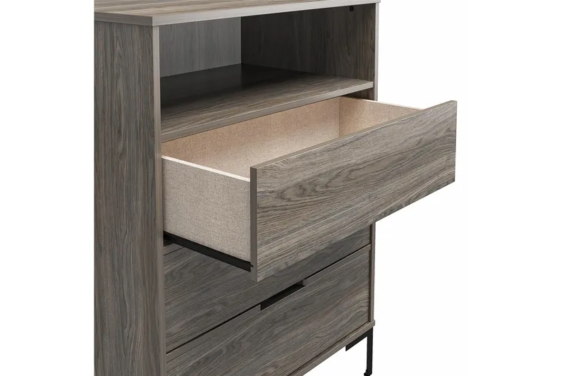 Rayburn Byrå Grå - Dorel Home - Förvaring - Förvaringsmöbler - Byrå - Hallbyrå