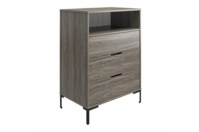 Rayburn Byrå Grå - Dorel Home - Förvaring - Förvaringsmöbler - Byrå - Hallbyrå