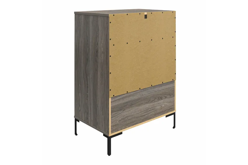 Rayburn Byrå Grå - Dorel Home - Förvaring - Förvaringsmöbler - Byrå - Hallbyrå