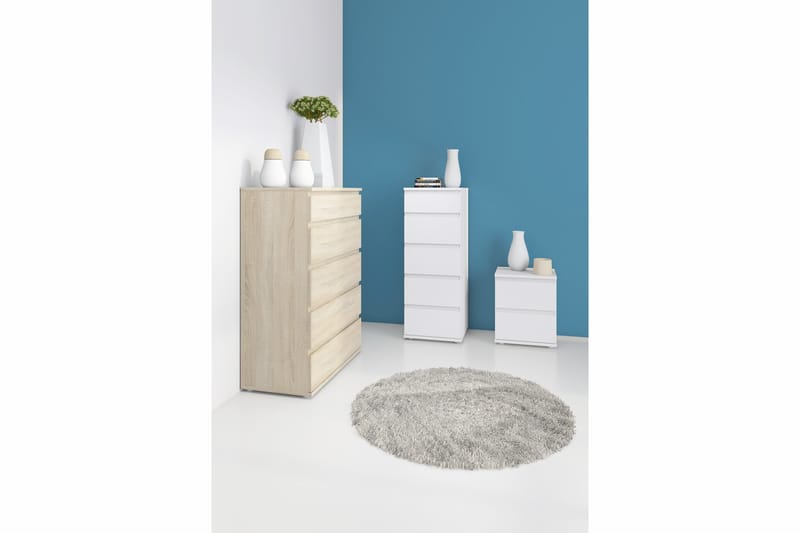 Rengo Byrå Bred 5 Lådor - Ek - Förvaring - Förvaringsmöbler - Byrå - Hallbyrå