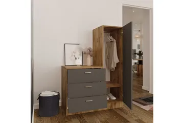 Rinorea Förvaringsskåp 40x140 cm - Grön - Förvaring - Skåp - Förvaringsskåp