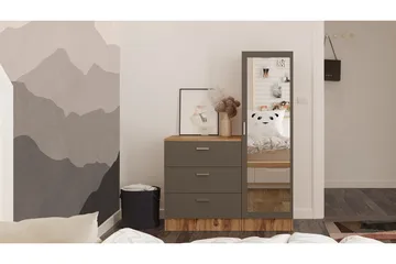 Rinorea Förvaringsskåp 40x140 cm - Grön - Förvaring - Skåp - Förvaringsskåp