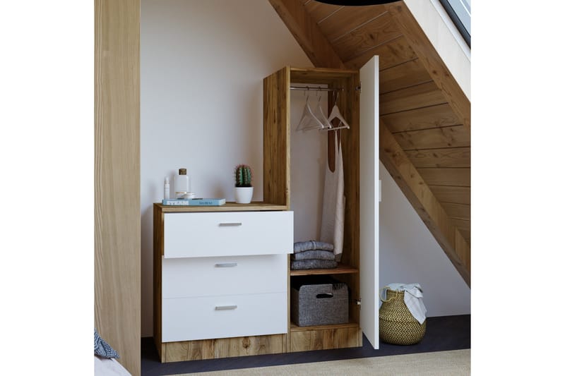 Rinorea Förvaringsskåp 40x140 cm - Grön - Förvaring - Skåp - Förvaringsskåp