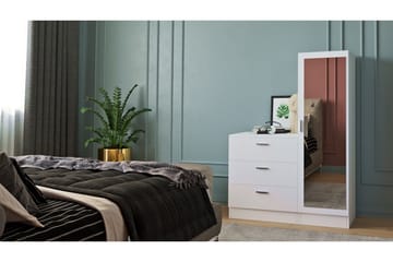 Rinorea Förvaringsskåp 40x140 cm - Vit - Förvaring - Skåp - Förvaringsskåp