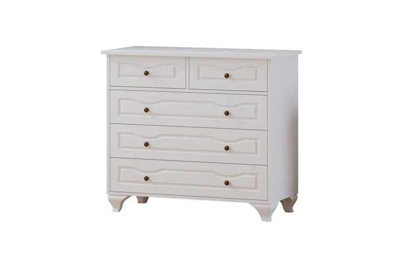 Rylic Byrå 90 cm - Matt Vit - Förvaring - Förvaringsmöbler - Byrå - Hallbyrå