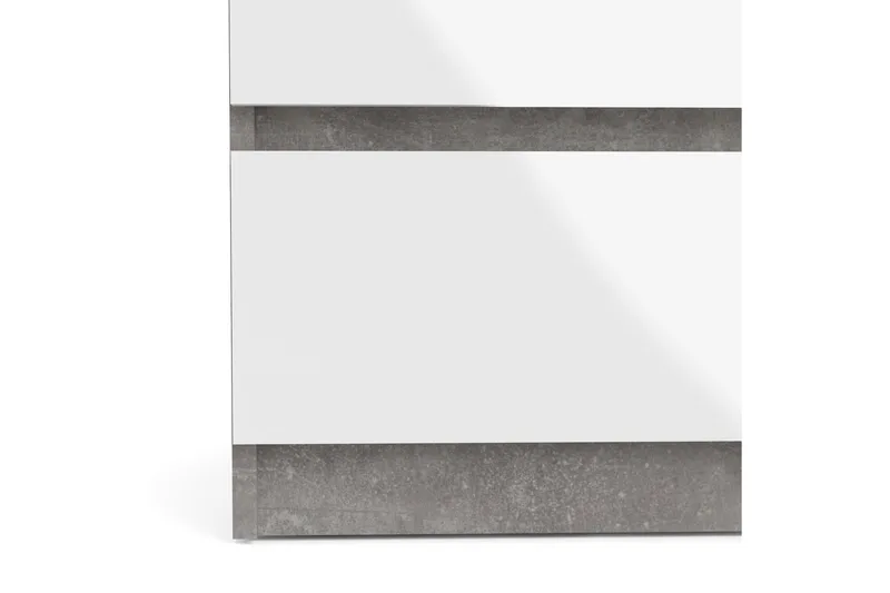 Salomns Byrå 50x154 cm - Vit|Grå - Förvaring - Förvaringsmöbler - Byrå - Hallbyrå