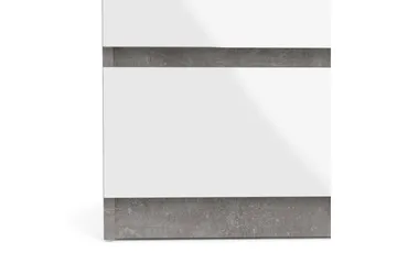 Salomns Byrå 50x154 cm - Vit|Grå - Förvaring - Förvaringsmöbler - Byrå
