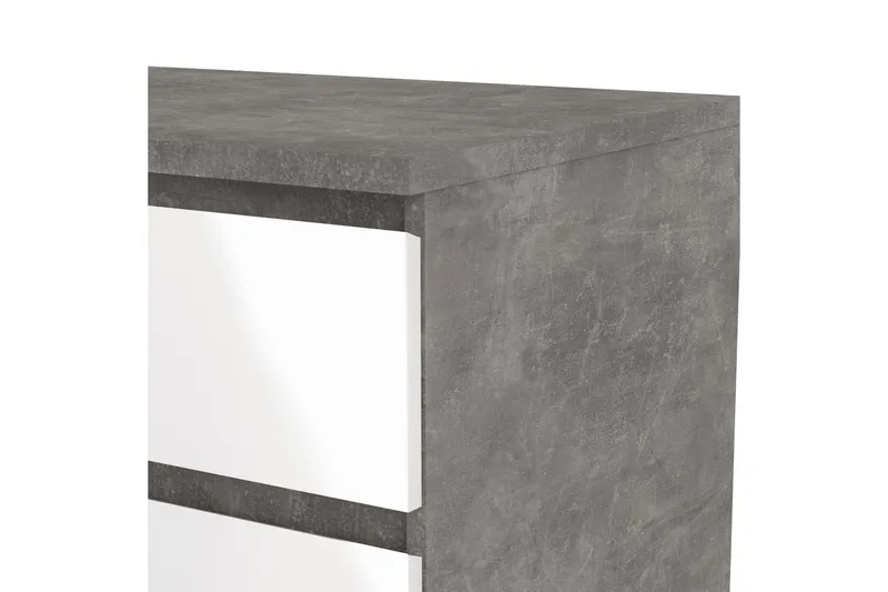 Salomns Byrå 50x154 cm - Vit|Grå - Förvaring - Förvaringsmöbler - Byrå - Hallbyrå