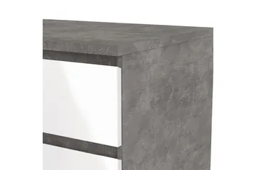 Salomns Byrå 50x154 cm - Vit|Grå - Förvaring - Förvaringsmöbler - Byrå