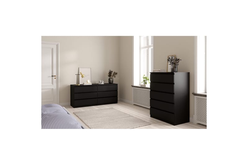 Salomns Byrå 77 cm - Svart - Förvaring - Förvaringsmöbler - Byrå - Hallbyrå