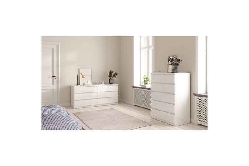 Salomns Byrå 77 cm - Vit - Förvaring - Förvaringsmöbler - Byrå - Hallbyrå