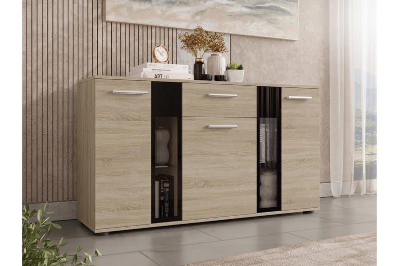 Salsa Byrå 140x40x80 cm - Beige/Grå - Förvaring - Förvaringsmöbler - Byrå - Hallbyrå