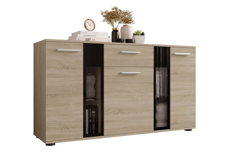 Salsa Byrå 140x40x80 cm - Beige/Grå - Förvaring - Förvaringsmöbler - Byrå - Hallbyrå