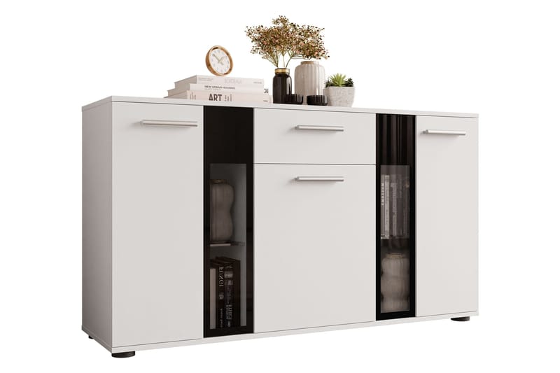 Salsa Byrå 140x40x80 cm - Vit - Förvaring - Förvaringsmöbler - Byrå - Hallbyrå